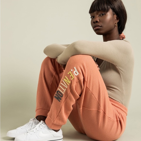 NWT P.E Nation Rebound Track Pant in Peach Bloom - Picture 4 of 10